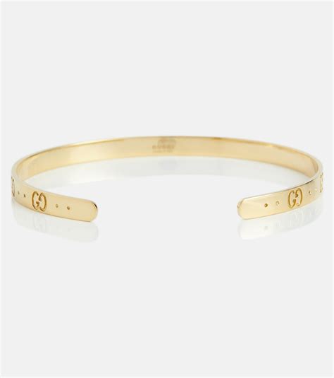 gold gucci icon braclet|gucci gold bracelet watch women's.